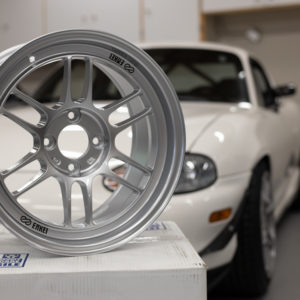 Enkei RPF1 15×8 +28mm 4×100 Full Set